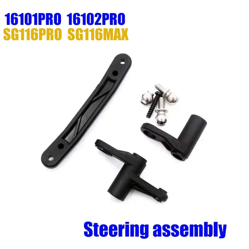 SCY 16101PRO 16102PRO SG116MAX RC Automotive Parts Turning Shaft Gear Bearing Pull Rod Steering Cup Swing Arm Motor Tire Screws.