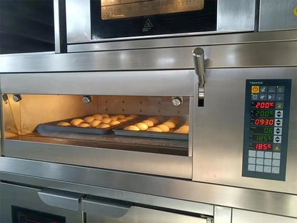 Commercial Electric Gas Automatic Bread Baking Oven Prices / Complete Bakery Equipment Machine For Sale.