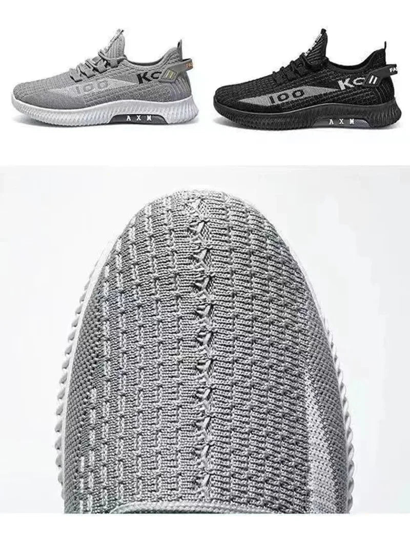 Men Shoes Sneakers Casual Shoes Breathable Mesh Comfortable Fashion Shoes Trendy Casual Shoes Student Sports Shoes Mesh.