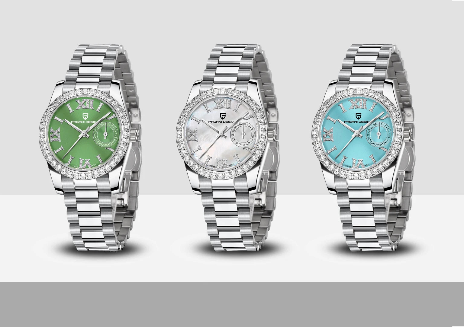 PAGANI DESIGN 2024 New 32MM Women's Wristwatch Elegant Luxury Quartz Watch For Women Fashion Waterproof Watches Sapphire Clock.