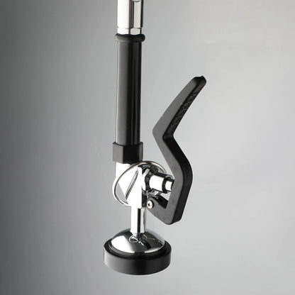 KEMAIDI Commercial Kitchen Faucet with Pull Down Sprayer Industrial Pre Rinse Spring Faucets Mixer for Kitchen Multi-Functional
