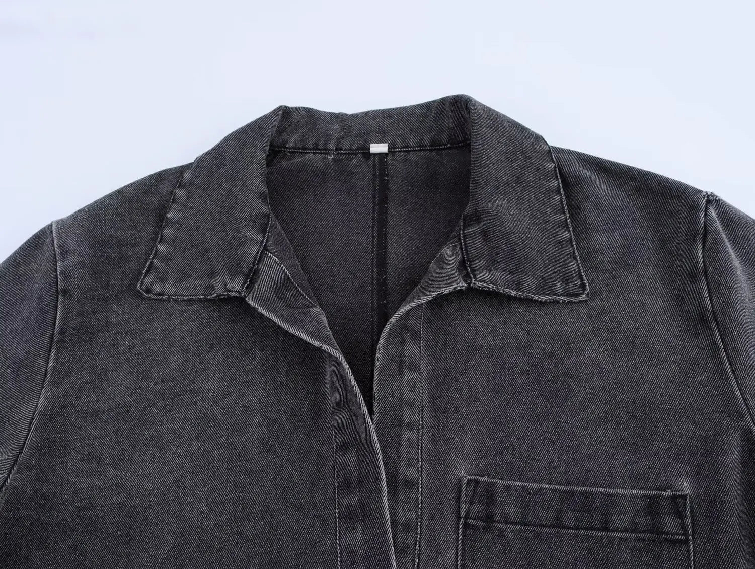 2024 Autumn Jeans Sets Women Turn-down Collar Casual Top Fashion High Waist Streetwear Female Denim Pant Two Piece Set.