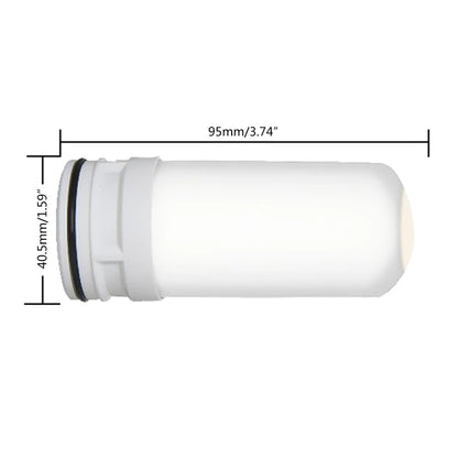 4 Pieces Replacement Inner Ceramic Filter Cartridge for Household Tap Faucet Water Practical and Convenient Durable Gift