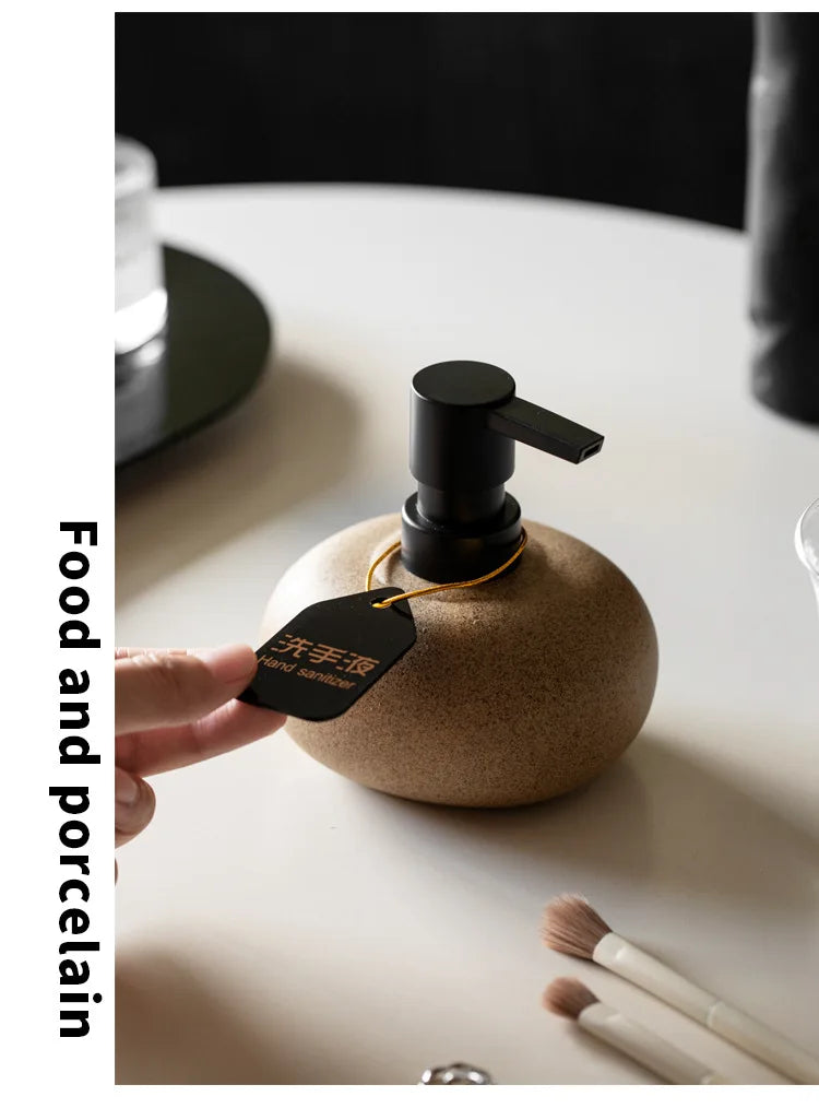 Nordic Keramik Lotion Flasche Squeeze Flasche Bad Seife Spender Shampoo Körper Lotion Conditioner Flasche Bad Zubehör