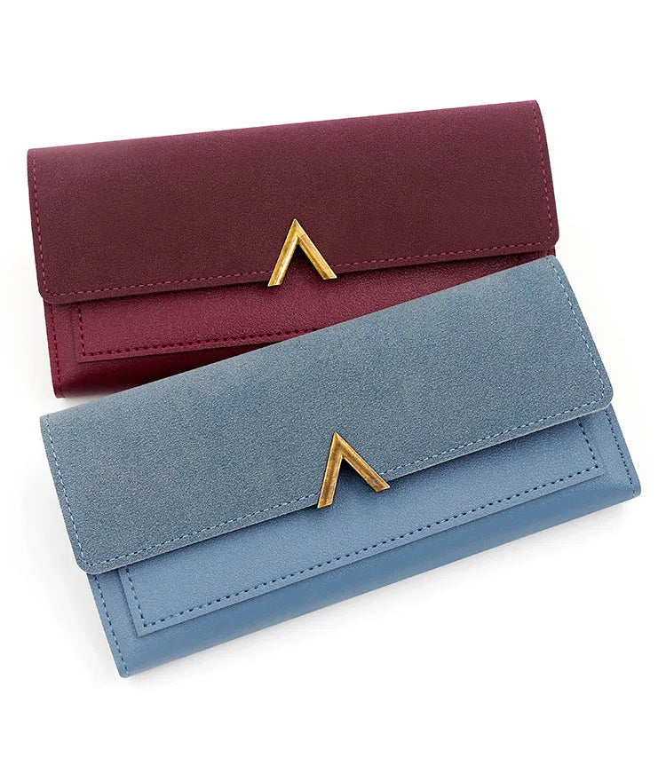 Long Purses For Women Wallet New Fashion Long Coin Purse Card Holder Small Ladies Wallet Female Hasp Mini Clutch billetera bolas.