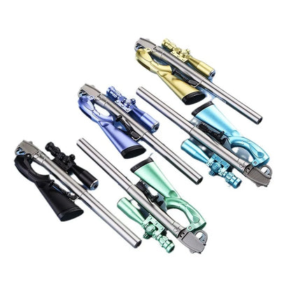 Kreative Simulation 98K Scharfschützengewehr Neutralstift mit Licht 0,38 mm schwarze Geltinte Student Schule Schreibwaren PUBG Lichter Stifte Geschenk.