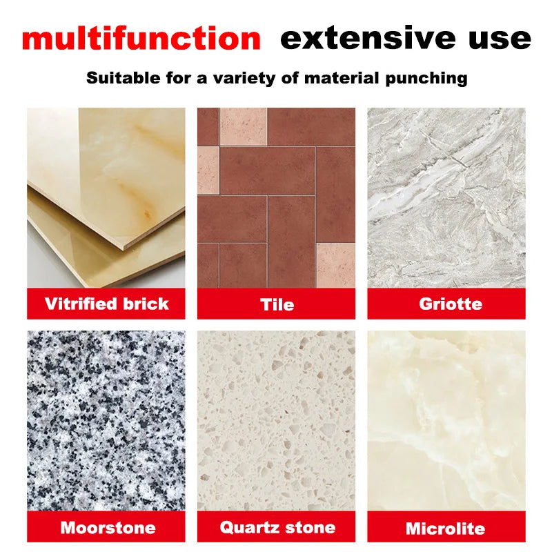 6mm-120mm M14 Gewinde Gelötete Diamantkernbohrer Lochsäge Keramikfliesen Granit Marmor Lochöffner Werkzeuge Trockenbohrer