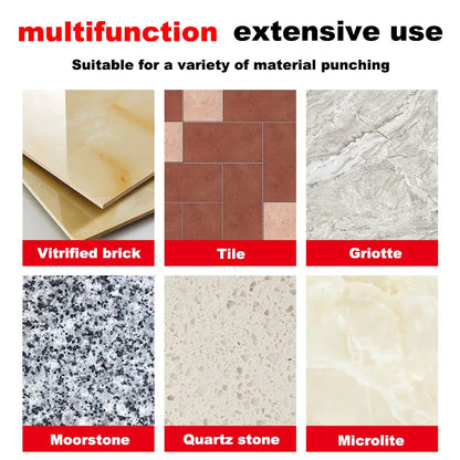 6mm-120mm M14 Gewinde Gelötete Diamantkernbohrer Lochsäge Keramikfliesen Granit Marmor Lochöffner Werkzeuge Trockenbohrer