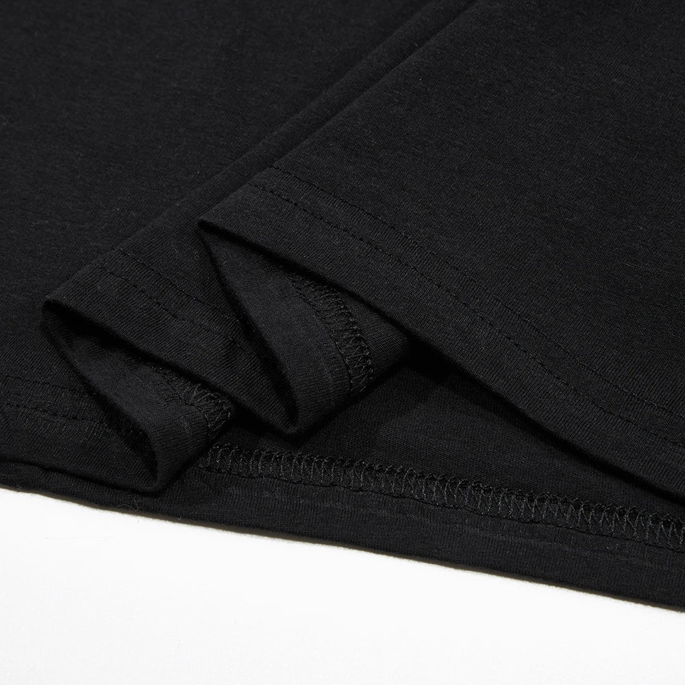 Spring Woman Cotton T-Shirts Mountains Setting Sun Printed Short Sleeve Tees Fashion Female Clothes Comfortable Soft Street Tops.