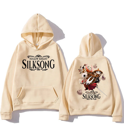Hollow Knight Silksong Hot Game Hoodies Long Sleeve Fashion Casual Pullovers High Street Women Men Sweatshirt Fashion Streetwear.