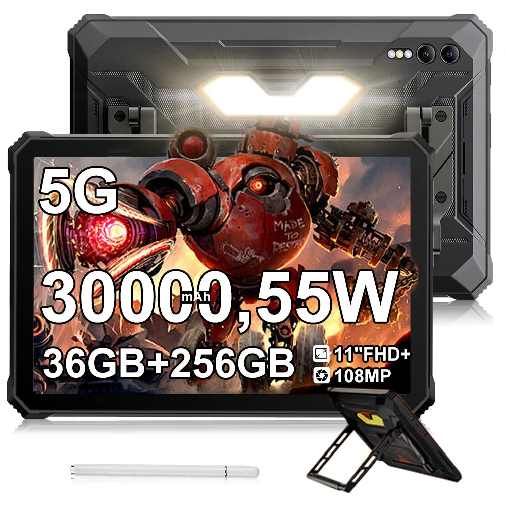 Blackview Active 10 Pro [No EU Charger] Rugged Tablet 36GB + 256GB 11.0" 30000mAh PC 108MP Dual SIM 5G