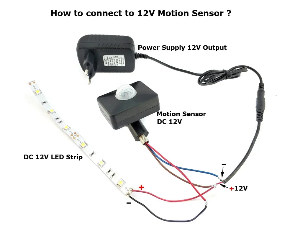 12V 220V PIR Sensor Schalter Außen Bewegungsmelder Sensor Timer 110V Automatische Infrarot Licht Schalter für 12V 220V Licht.