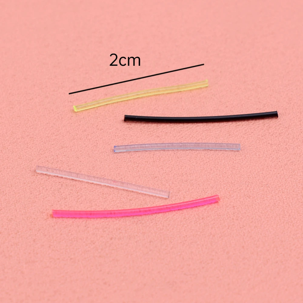 Invisible Plastic Soft Stud Earrings Hypoallergenic Simple Transparent Earring Piercing Retainer Ear Studs Pins Jewelry.