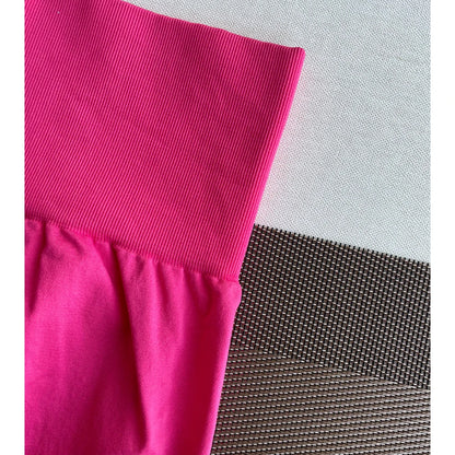 TKITK Solid Leggings Women Seamless Sports  Scrunch Bum Tights cycling shark pants Yoga shorts Gym navigation nv Workout wear.