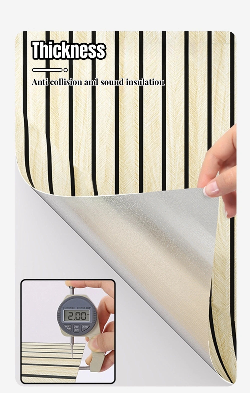 3/5/10M dicke Nachahmung Gitter Wandaufkleber Hintergrund Wanddekoration selbstklebende Tapeten Schaumstoff Peel and Stick Tapeten