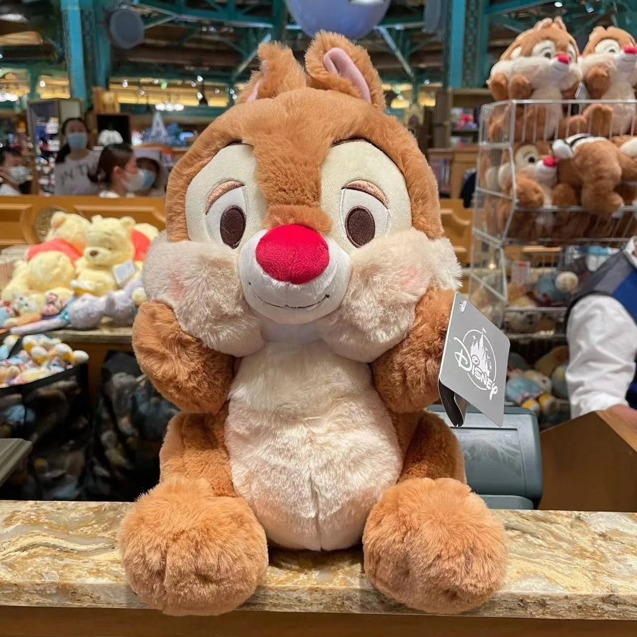 30/60cm Disney Chip And Dale Toy Stuffed Chipmunks Lovely Anime Soft Hug Pillow Sleeping Girl Child Gifts Doll