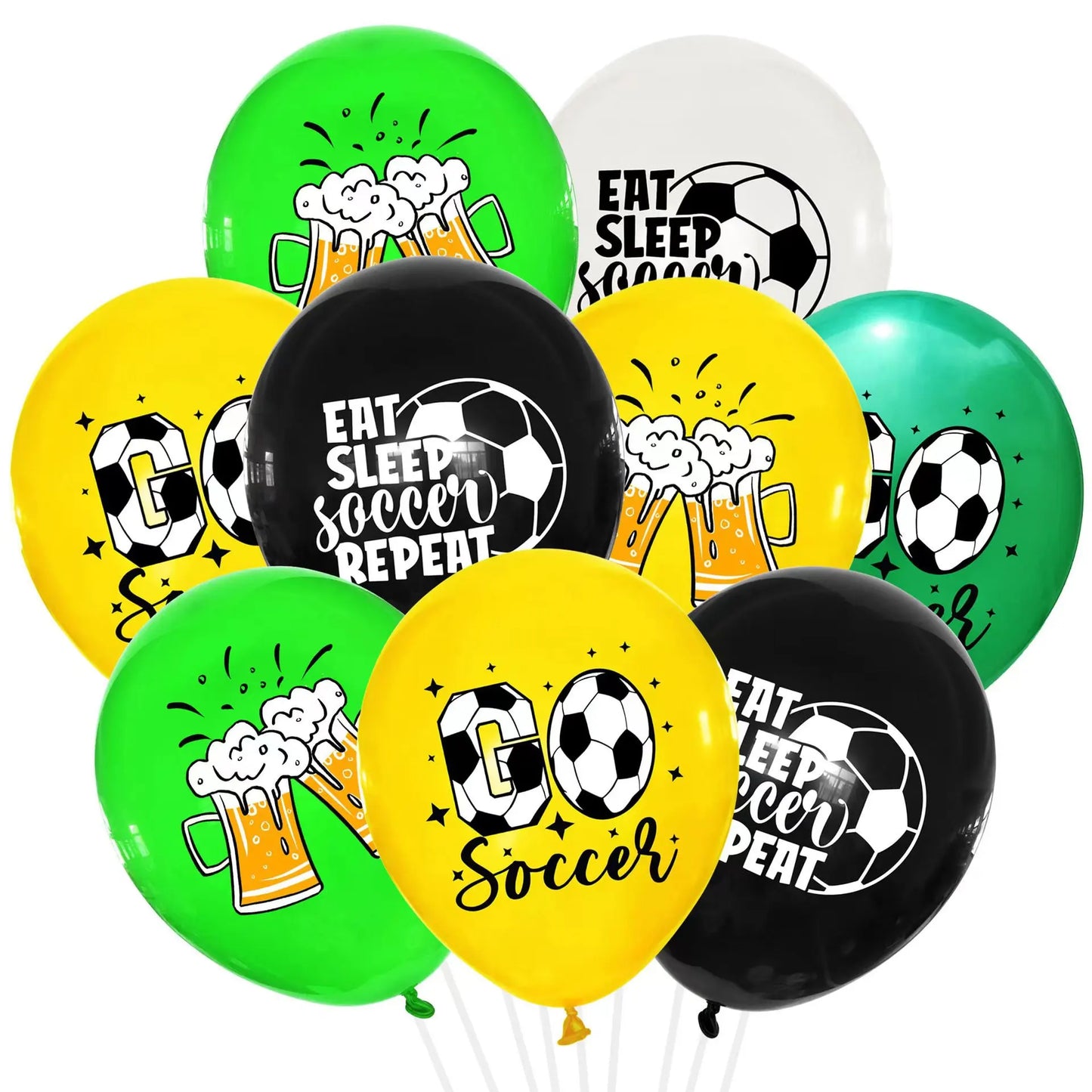 Fußball Fußball Geburtstag Dekorationen Aluminium Film Ballon Geschirr Teller Tasse Servietten Tischdecke Baby Dusche Party Supplies