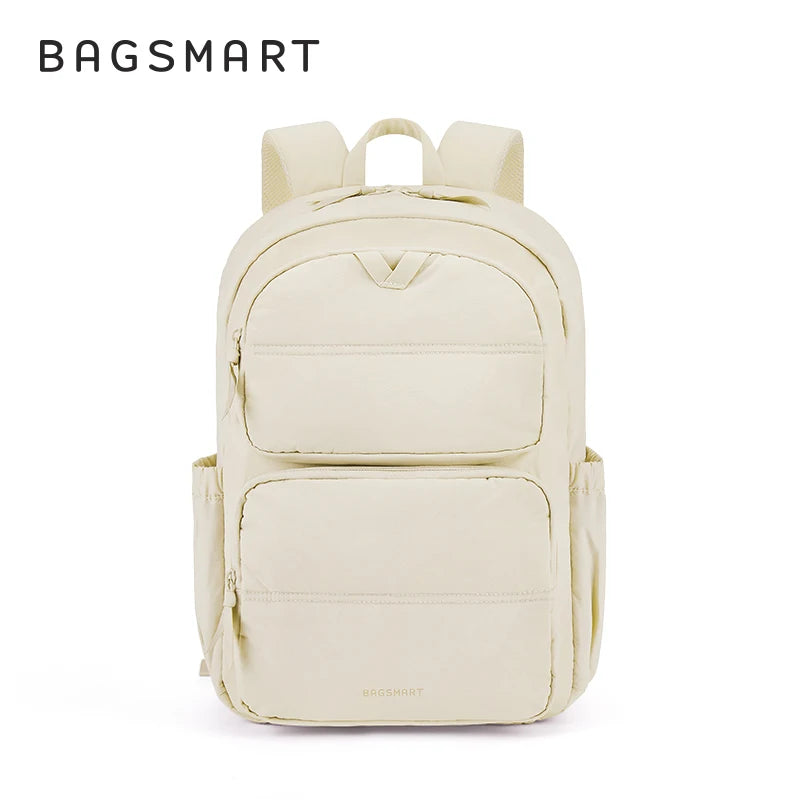 BAGSMART Laptop Backpack Large Capacity Women Casual Travel Bag College School Backpack For Boys Girls.