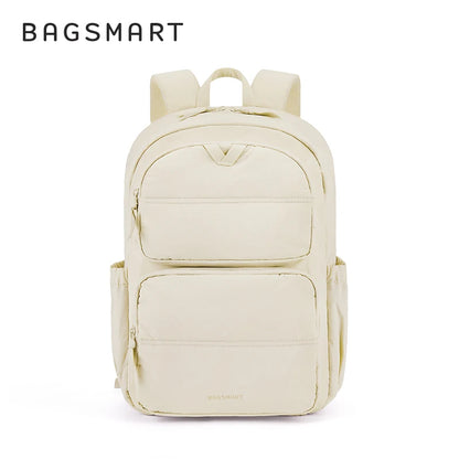 BAGSMART Laptop Backpack Large Capacity Women Casual Travel Bag College School Backpack For Boys Girls.