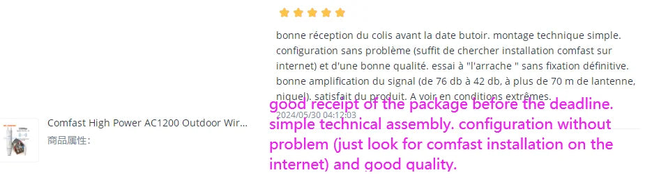 Comfast AC1200 Outdoor Wifi signal Extender AP Router 2.4/5Ghz Dual Dand Long Range 1200mpbs Wireless Wifi repeater waterproof.