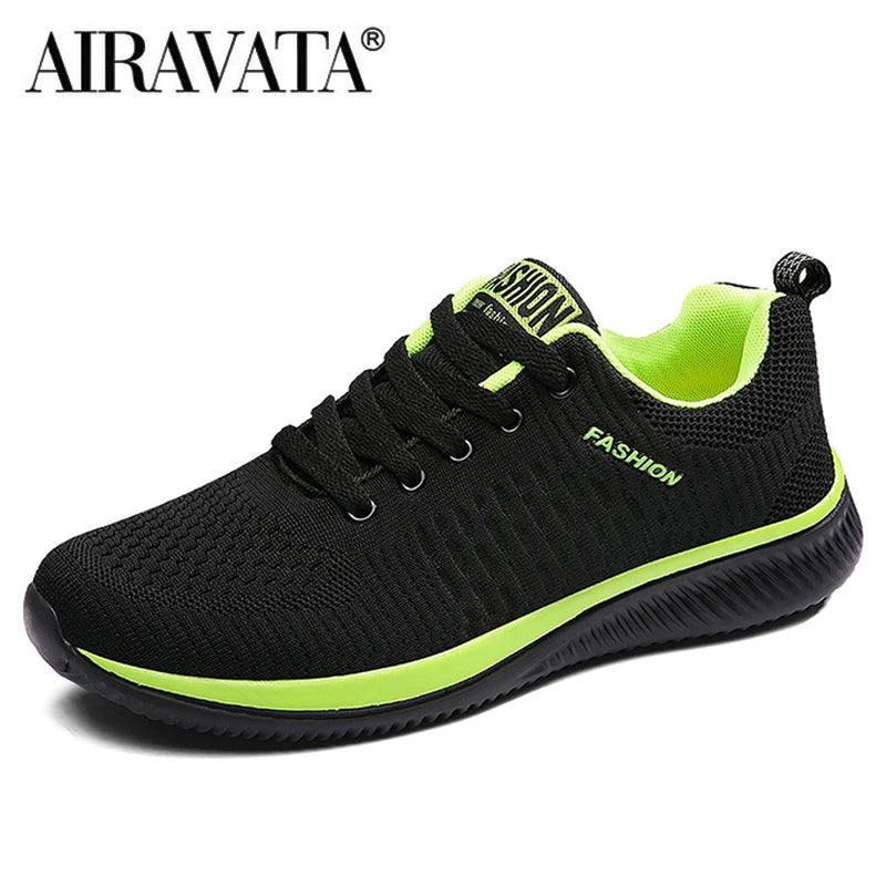 Men Women Knit Sneakers Breathable Athletic Running Walking Gym Shoes.