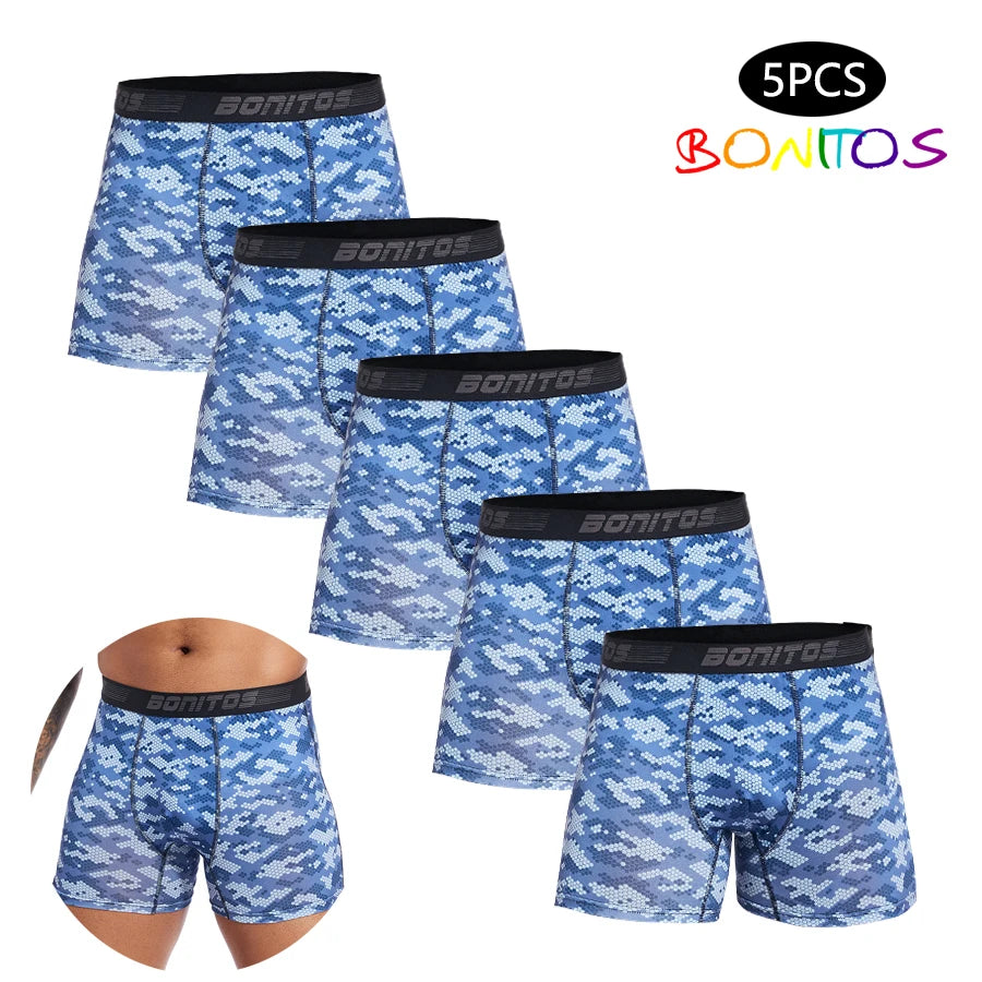 5 stücke boxer männer Höschen Atmungsaktive boxershorts Männer Unterwäsche Polyester unterhosen für mann Hohe Qualität Männliche Badehose