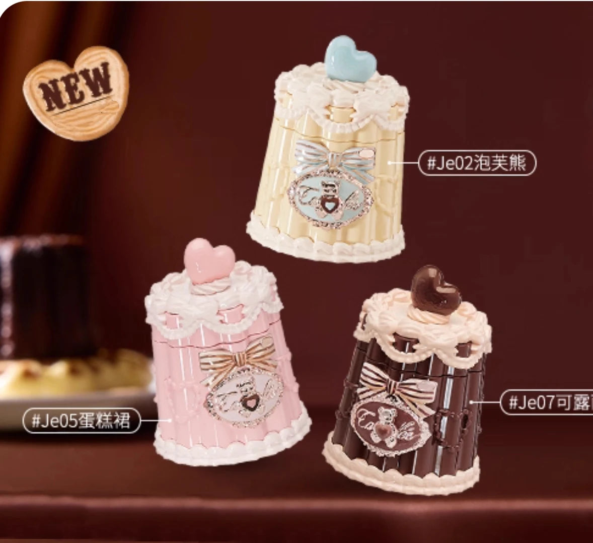 Flower Knows The Sweetie Bear Collection Coating Lip Jelly Lip Cream 5ml Lip Makeup Professional Cosmetics.