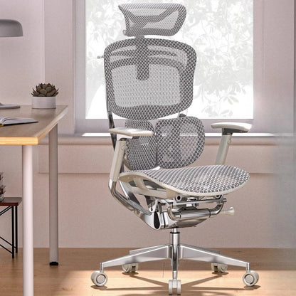 Ergonomischer Computerstuhl Designer Bequeme nordische Fußstütze Moderner trendiger Bürostuhl Entspannendes Lesen Muebles-Möbel