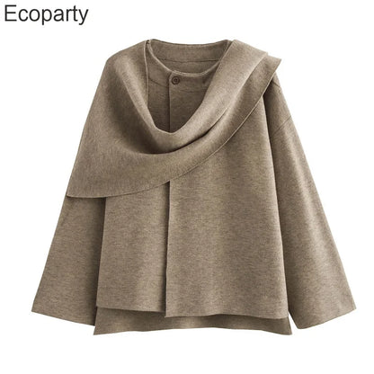 2023 neue Plüsch Winter Mäntel für Frauen Asymmetrische Schal Demi-saison Jacke für Frauen Parkas Langarm Gepolsterte Mantel Frau jacke.