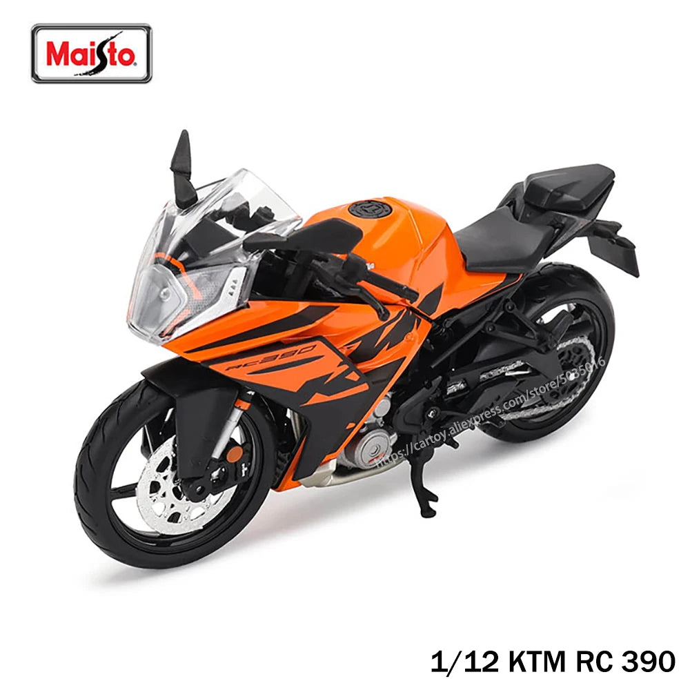 Maisto 1:12 KTM RC 390 simulation alloy motocross authorized motorcycle model toy car Collecting gifts