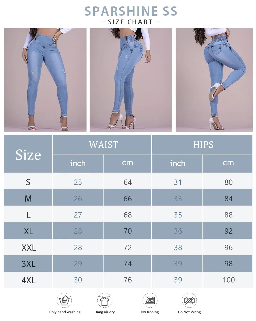 Streetwear Stretch Jeans Female High Waisted Trousers Womens Denim High Quality Clothing Luxury Ladies Skinny Pants Multi Color.