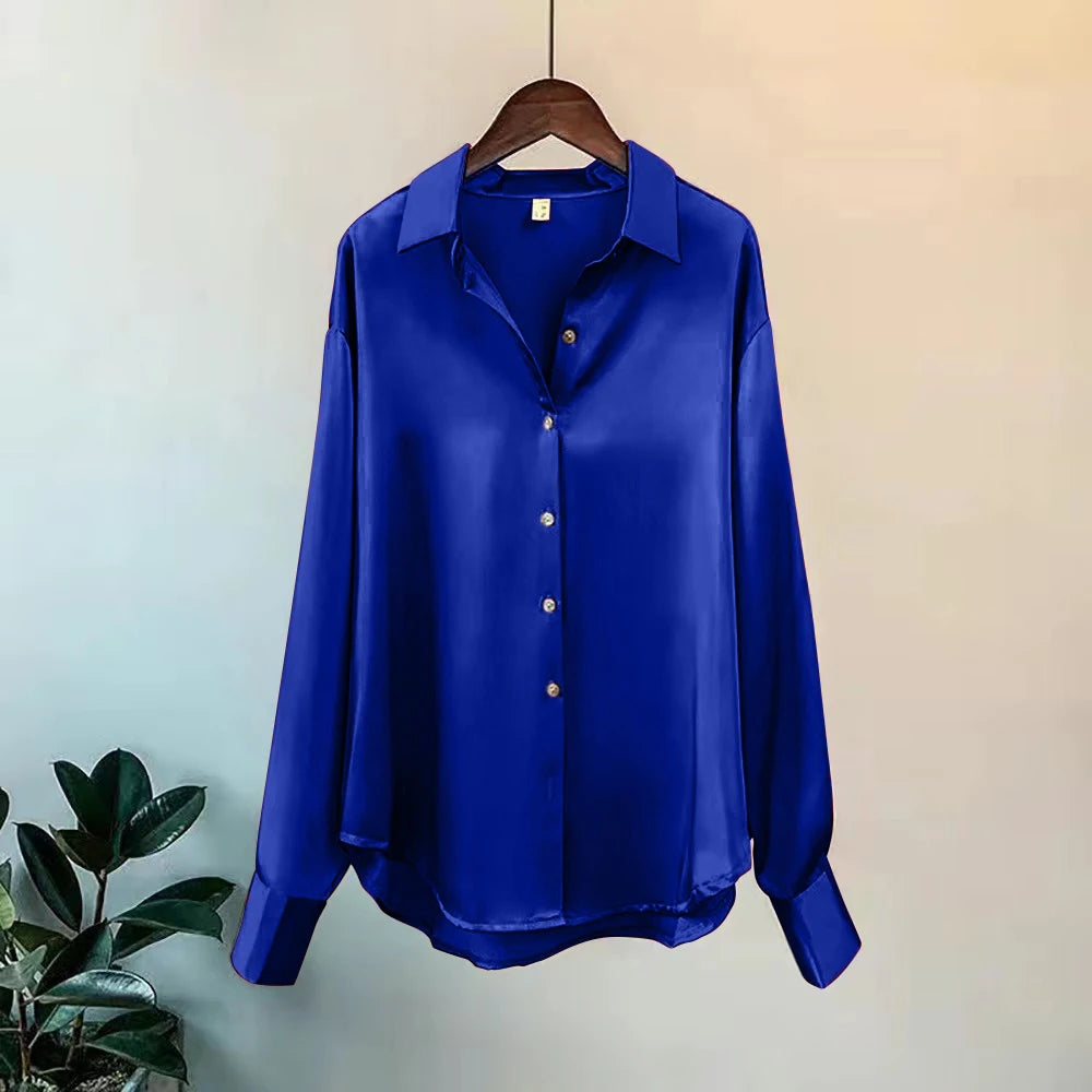 2025Spring Shirt And Blouses New Sweater Cardigans Woman Top Knitted Korean Long Sleeve Lapel Button Elegance Sweet Casual Coats.