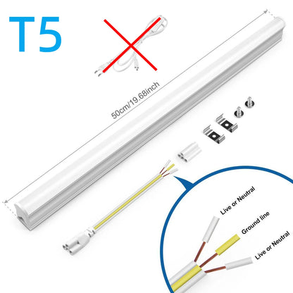 220V T5 15W/T8 25W LED Tube Aluminum Bar Hight Brightness Energy-Saving Fluorescent Tubes For Hotel Mall Cafe Office Lighting