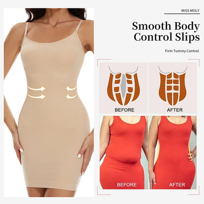 FITTOO Hosenträger Kleid Frauen Body Shaper Bauch-steuer Ärmellose Rock Abnehmen Taille Tops Weibliche Streetwear Sexy Weibliche Neue.