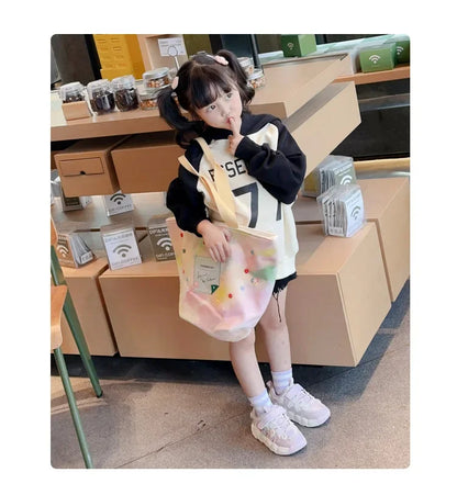 Kids Princess Shoes Thick Soft Sole Trendy Girls Sports Shoes Sweet Embroided 2024 New Fashion Children Sneakers with Flowers.