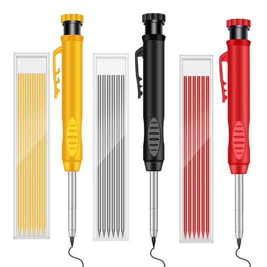 Heiße 2,8mm Markierung Druck bleistift solide Zimmermann Schreiber Schreiner mit Anspitzer für die Holz bearbeitung Zeichnung Briefpapier.