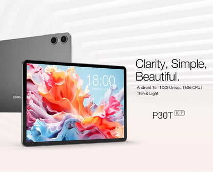 Teclast P30T Case 10-Inch Android Tablet 15 Max 12Gb Ram 128Gb Rom T606 8-Core All-In-One Keyboard/Case/Mouse/Stylus/Headphone/Stand.