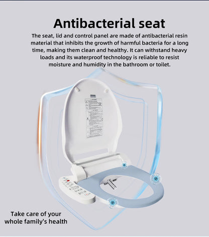 Intelligenter Toilettensitzbezug – wasser- und energiesparend, sofortige Erwärmung, selbstreinigend, LED-Nachtlicht, effizienter, hygienischer Badezimmerdeckel