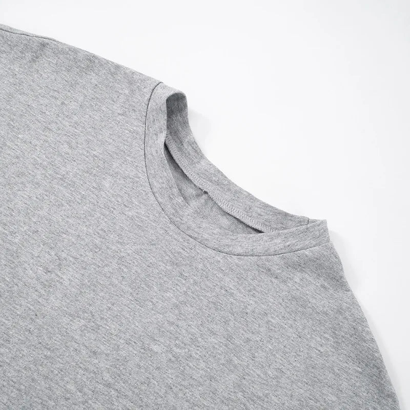 Französisches Kurzarm-T-Shirt für Damen, Sommer-Lose-Fit, schlankmachendes, süßes und würziges Design, Rundhals-Top Ф Fonda