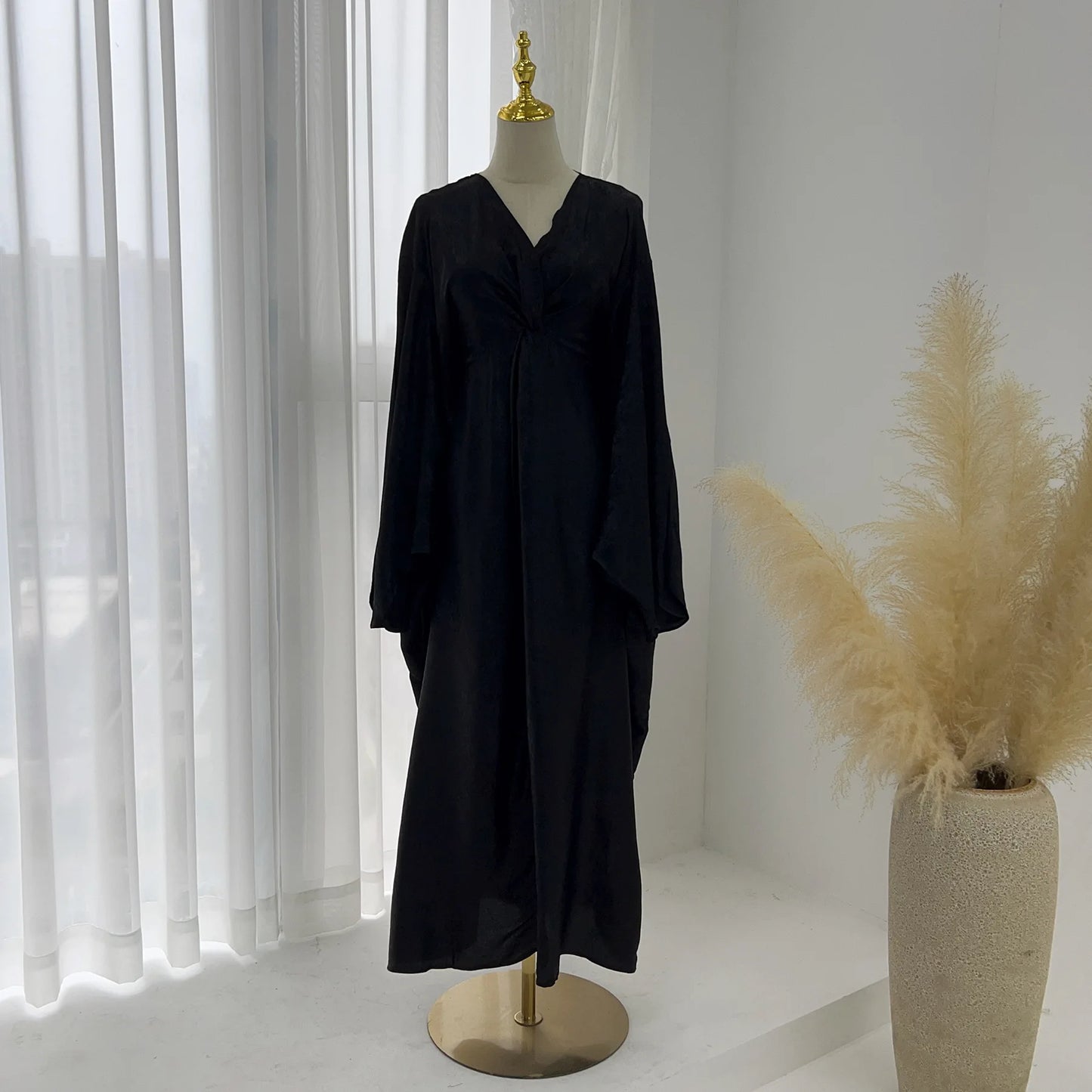 Eid Saudi Arabia Muslim Modest Dress for Women Islam Dubai Abaya Luxury Holiday Party Jalabiya Kebaya 2024 Turkey Kaftan Gown