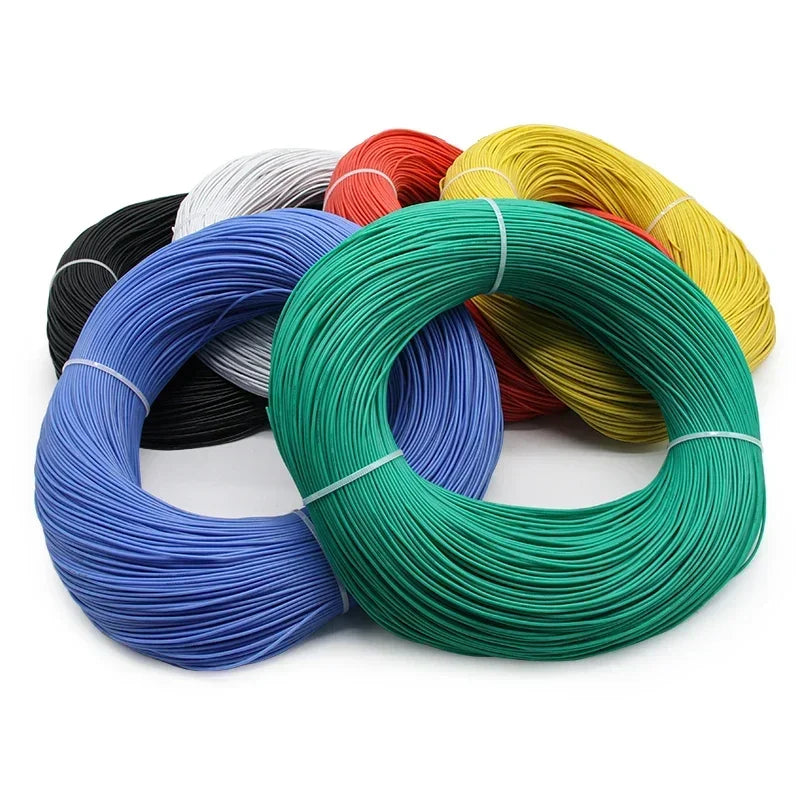 1/5/10m Soft Silicone Cable 26 24 22 20 18 16 14 12 10 8 6 4 2AWG Car Battery Automotive Wiring Heat-resistant Electrical Wires.