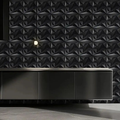 KUUJOJO 3D textured wall panel for indoor wall decoration, suitable for living room, hall, bedroom, hotel, office, send tape