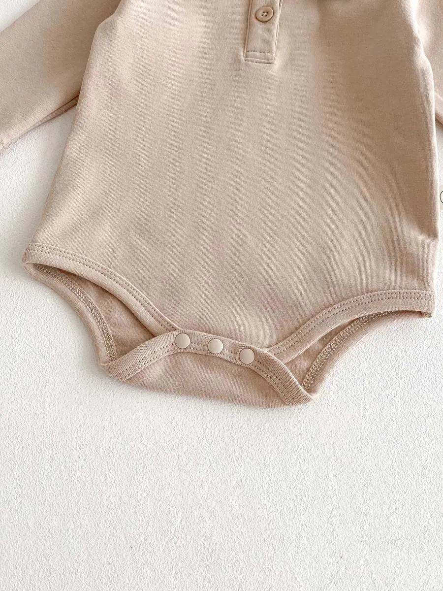 2025, Herbst und Winter, neu für Kinder, Babys, Jungen und Mädchen, Peter-Pan-Kragen-Outfits, Kleinkinder-Overalls, Samt-Bodys, warm halten