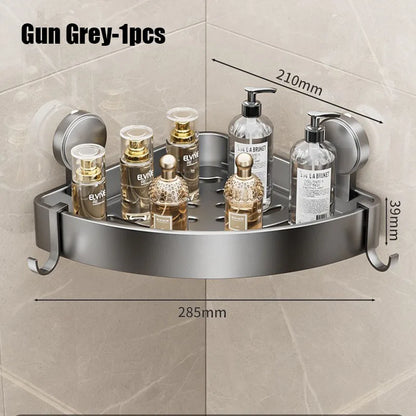 Badezimmerregale, Saugnapf, Wandmontage, Eckregal für Dusche, ohne Bohren, Zubehör, Zubehör, Hardware-Befestigung, Zuhause