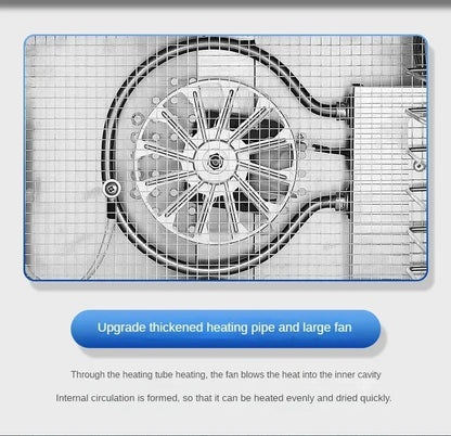 Food Dehydrator Home Fruit Digital Temperature Air Dryer Vegetable  Meat Medicinal Materials Smart Commercial Food Dehydrator.