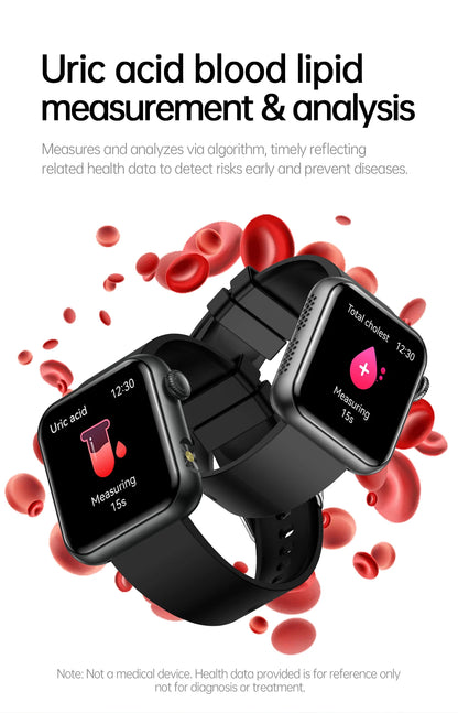 2025 New LED Women AI Smart Diagnosis Smart Watch HRV+PPG Blood Pressure Blood oxygen Health monitor IP68 NFC Smartwatches ﻿.