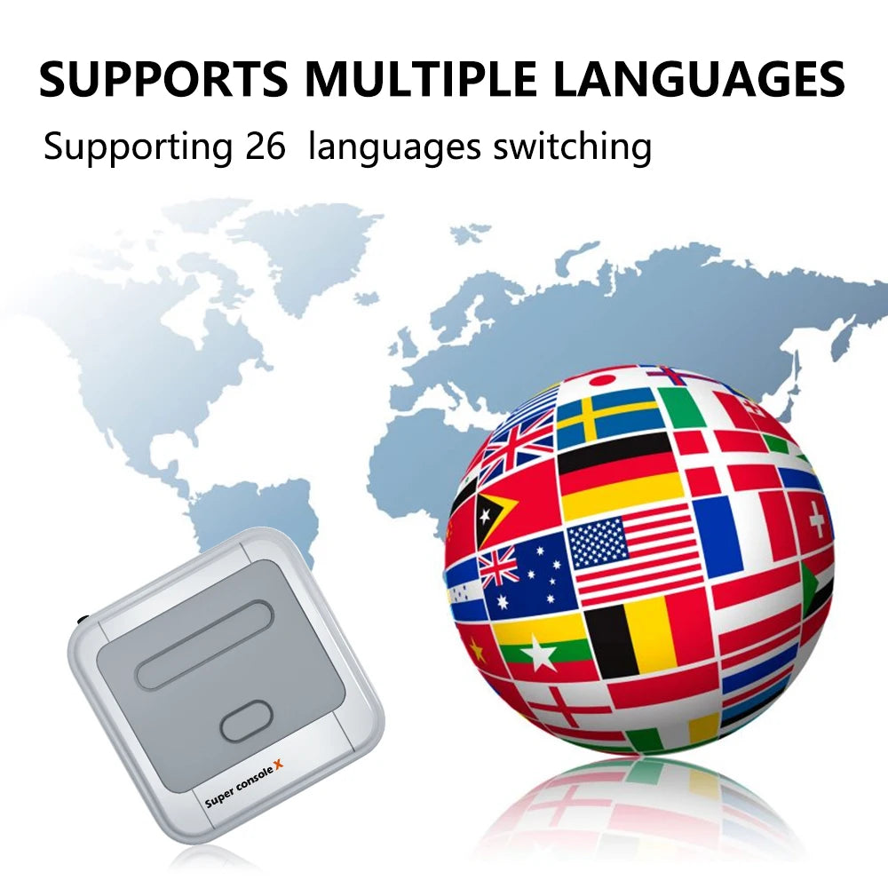 KINHANK Super Console X Game Box Retro Game Console 60000 Video Games for DC/MAME/Naomi with gamepads Game Player.