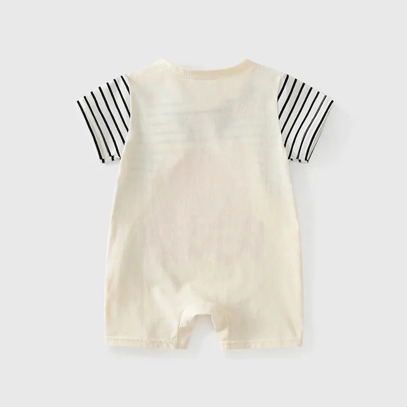 Neugeborene Kleidung Cartoon Winnie the Pooh Bequemer und weicher Sommer Jungen und Mädchen 0-24 Kurzarm Baby Overall.