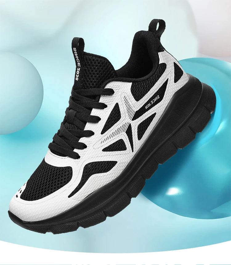 Men's Running Shoes Marathon Breathable Lightweight Women's Comfortable Casual Athletic Nonskid Walking Sports Sneakers.