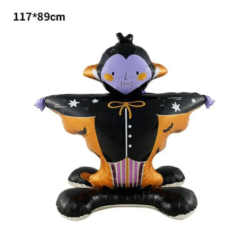 2025 Halloween Große Stehende Ballonbasis Skelett Kürbis Geisterbaum Halloween Aufblasbare Luftballons Partydekorationen Zubehör.
